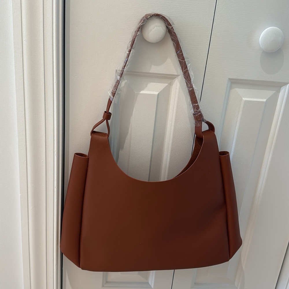 Neiman Marcus Faux Leather Tote